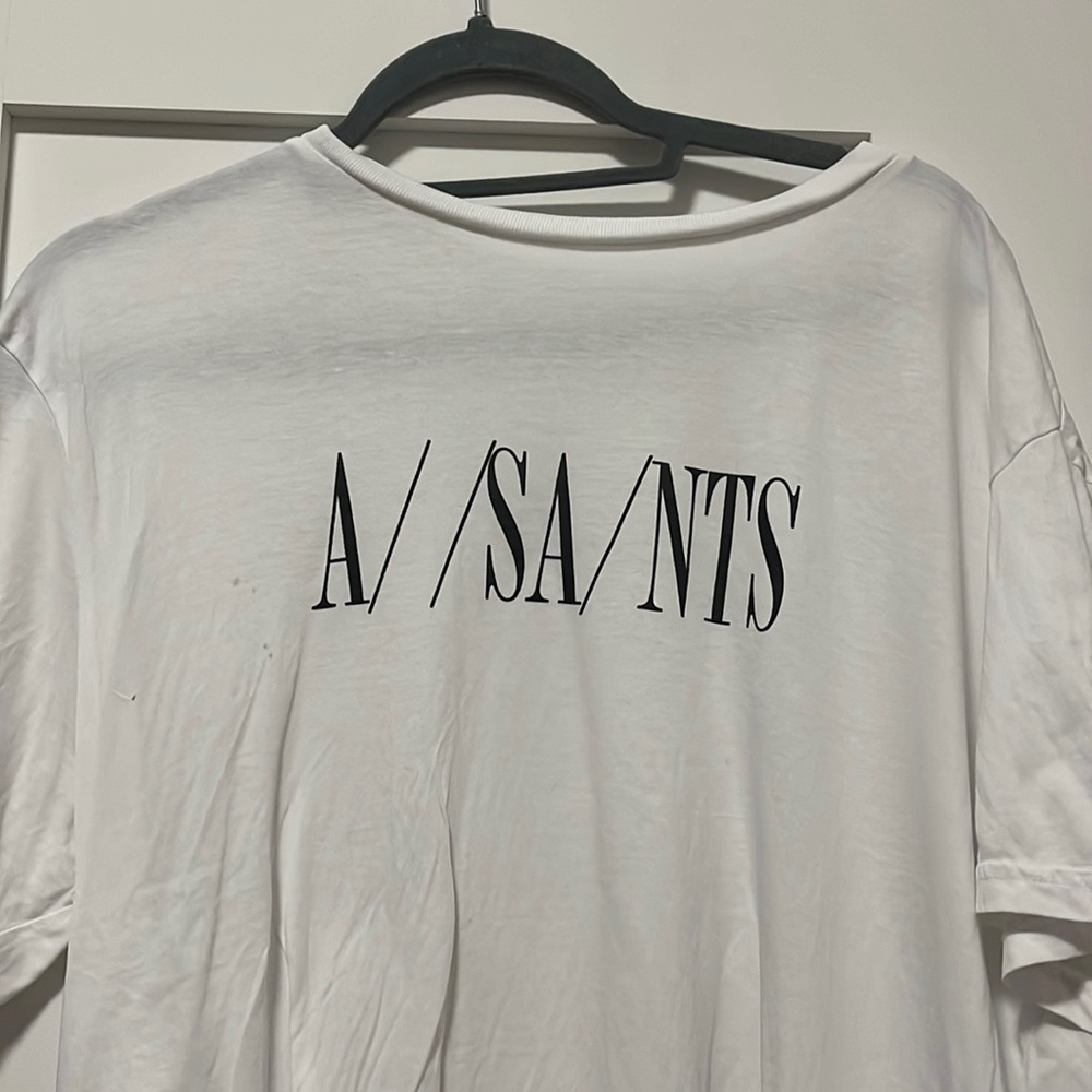 All saints T-shirt - white large